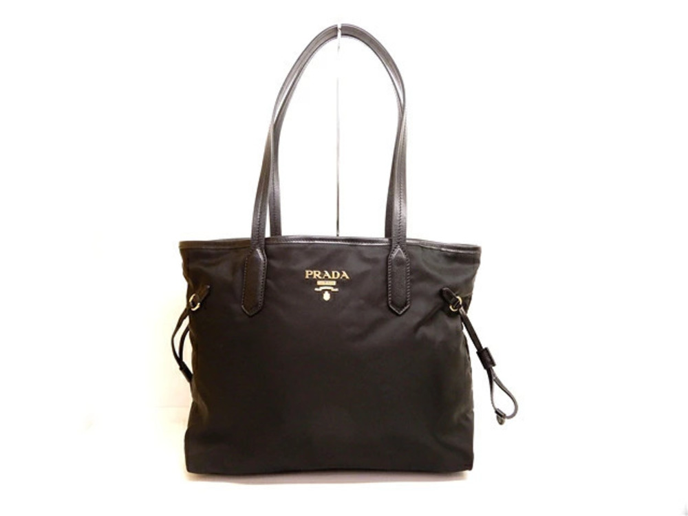 Prada Tote Tessuto Bag Black